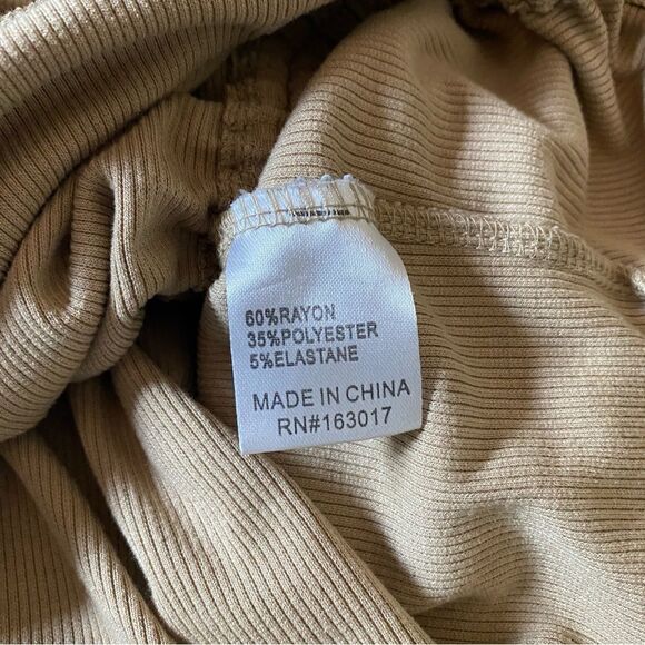 Princess Polly Ribbed Bodycon Dress Long Sleeve Adjustable Stretchy 4 - Picture 9 of 10